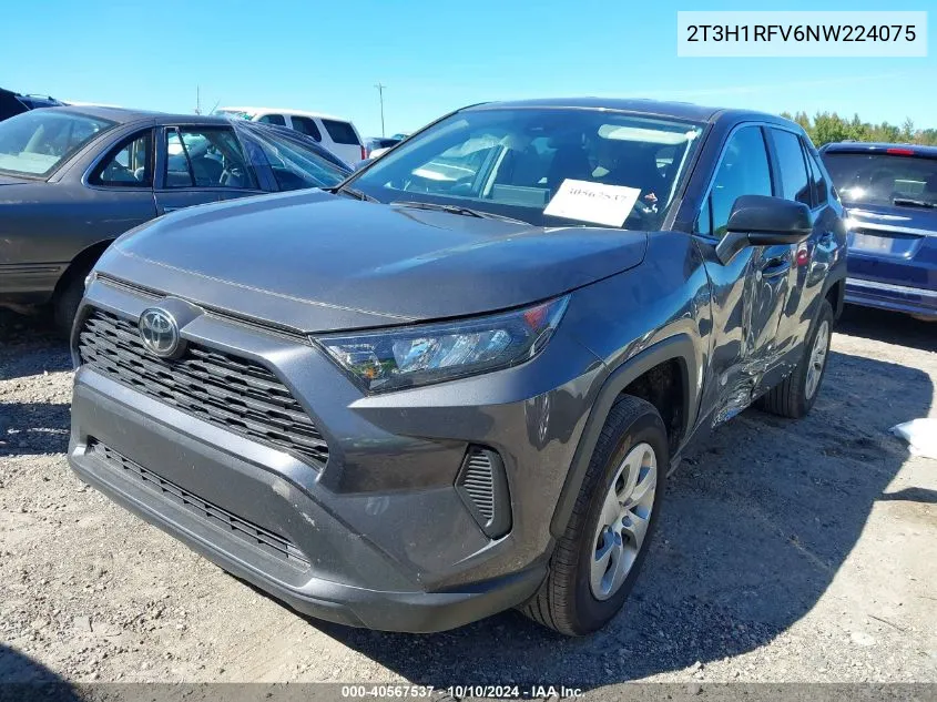 2022 Toyota Rav4 Le VIN: 2T3H1RFV6NW224075 Lot: 40567537