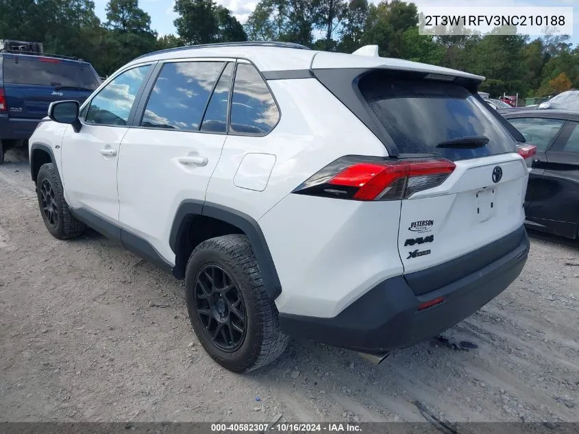 2022 Toyota Rav4 Xle VIN: 2T3W1RFV3NC210188 Lot: 40582307