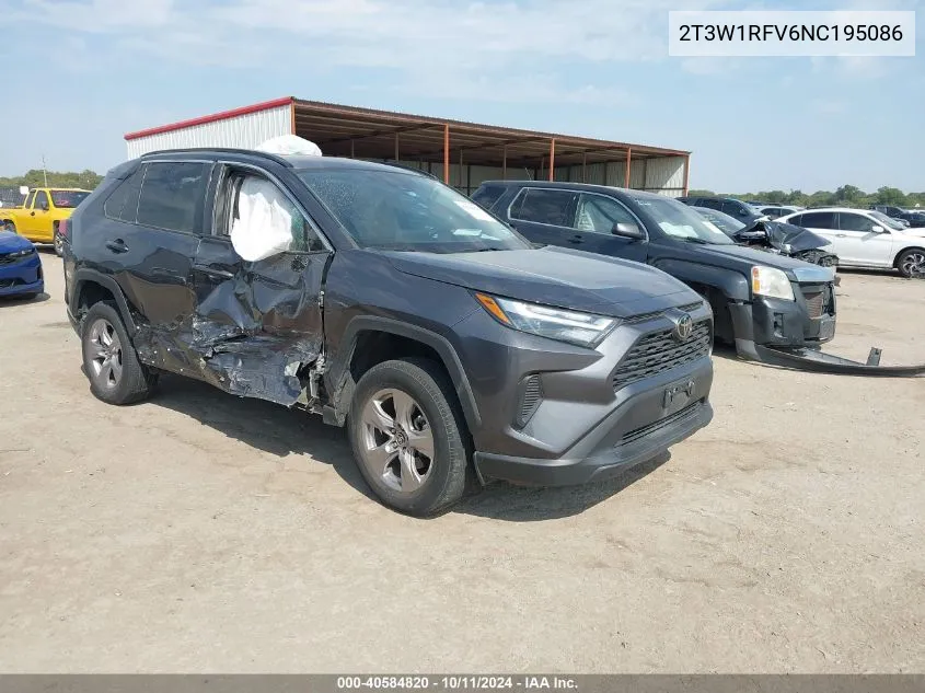 2022 Toyota Rav4 Xle VIN: 2T3W1RFV6NC195086 Lot: 40584820