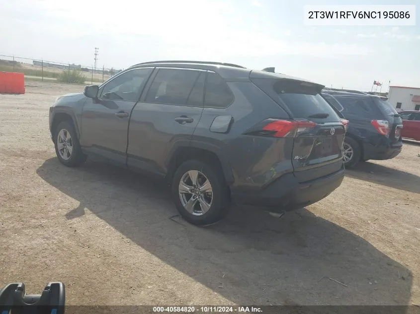 2022 Toyota Rav4 Xle VIN: 2T3W1RFV6NC195086 Lot: 40584820