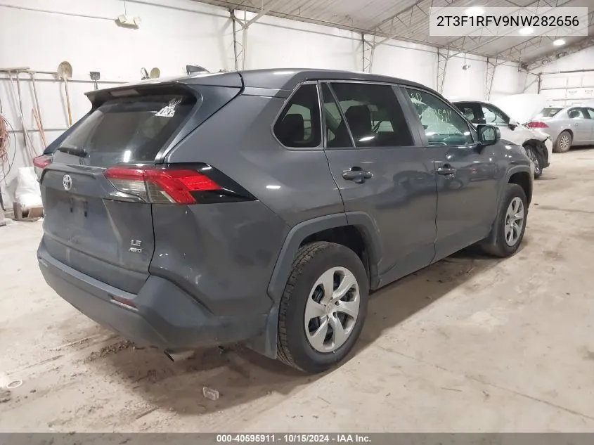 2022 Toyota Rav4 Le VIN: 2T3F1RFV9NW282656 Lot: 40595911