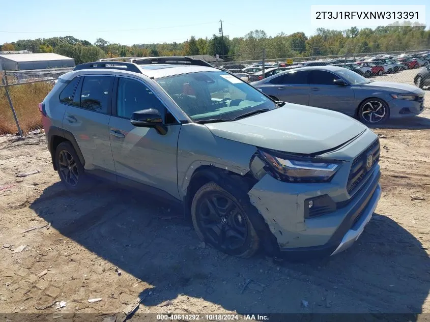 2022 Toyota Rav4 Adventure VIN: 2T3J1RFVXNW313391 Lot: 40614292