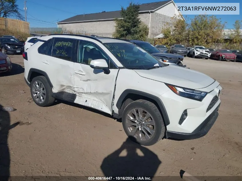 2022 Toyota Rav4 Xle Premium VIN: 2T3A1RFV6NW272063 Lot: 40616447