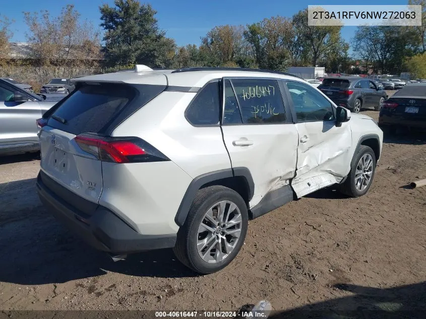 2022 Toyota Rav4 Xle Premium VIN: 2T3A1RFV6NW272063 Lot: 40616447