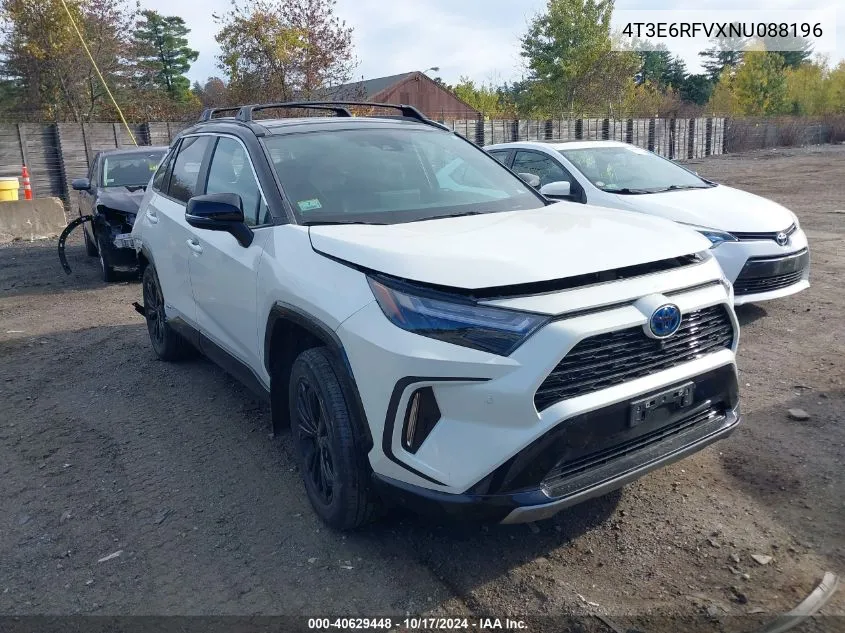 2022 Toyota Rav4 Hybrid Xse VIN: 4T3E6RFVXNU088196 Lot: 40629448