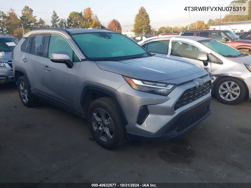 2022 Toyota Rav4 Hybrid Xle VIN: 4T3RWRFVXNU075319 Lot: 40632577