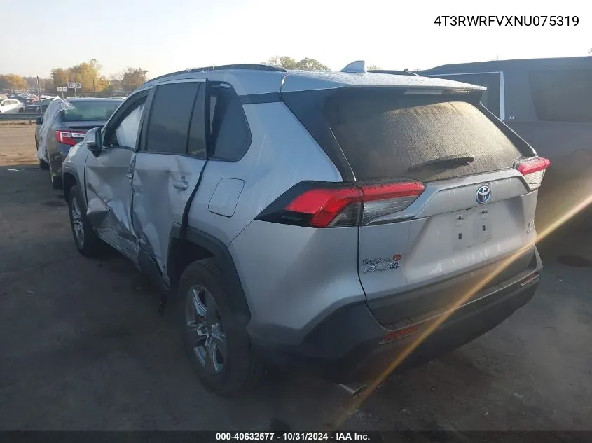 2022 Toyota Rav4 Hybrid Xle VIN: 4T3RWRFVXNU075319 Lot: 40632577