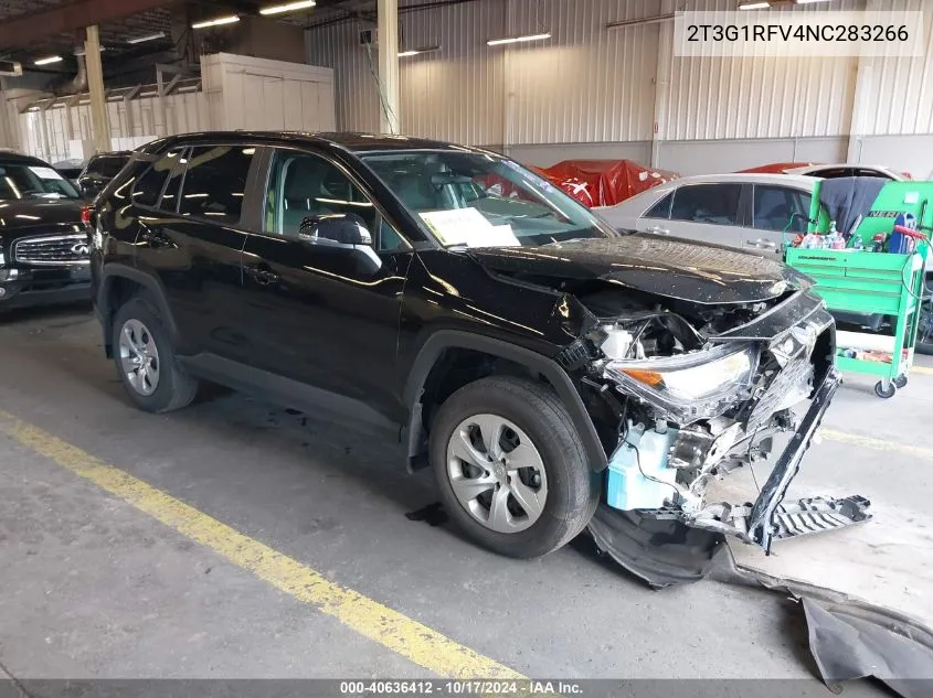 2022 Toyota Rav4 Le VIN: 2T3G1RFV4NC283266 Lot: 40636412