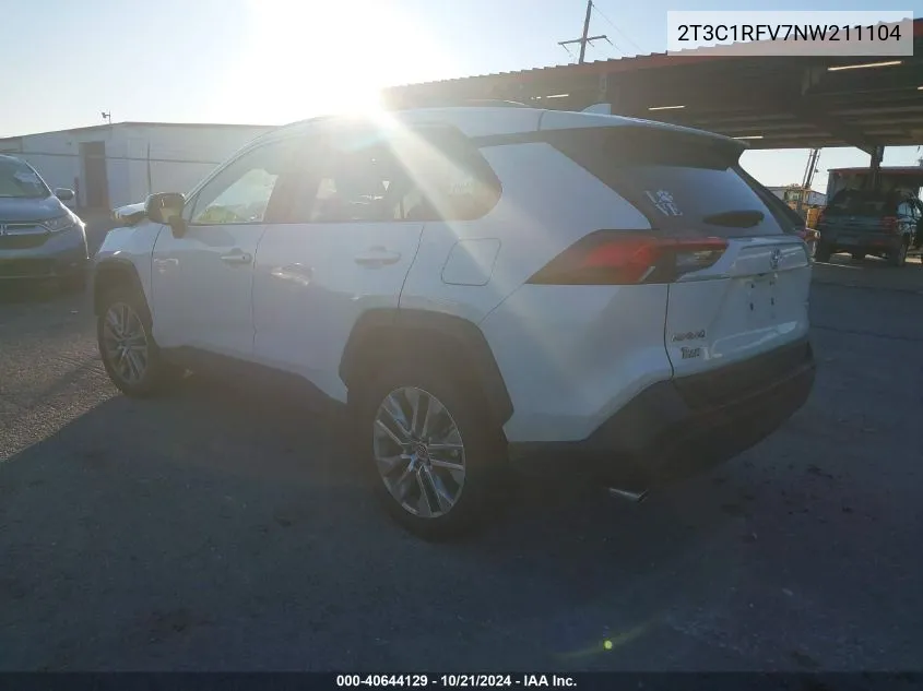 2022 Toyota Rav4 Xle Premium VIN: 2T3C1RFV7NW211104 Lot: 40644129