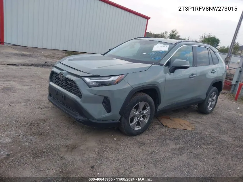 2022 Toyota Rav4 Xle VIN: 2T3P1RFV8NW273015 Lot: 40645935