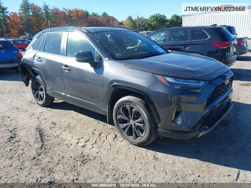 2022 Toyota Rav4 Hybrid Xse VIN: JTME6RFVXNJ023668 Lot: 40650616