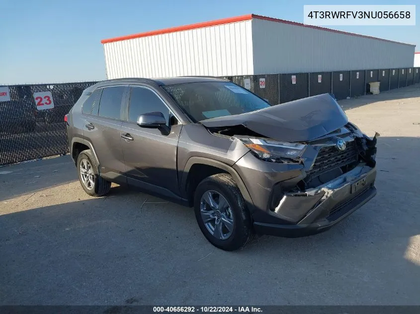 2022 Toyota Rav4 Hybrid Xle VIN: 4T3RWRFV3NU056658 Lot: 40656292