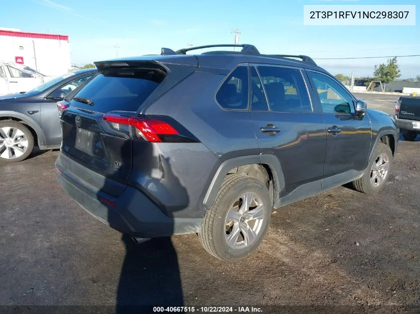 2022 Toyota Rav4 Xle VIN: 2T3P1RFV1NC298307 Lot: 40667515