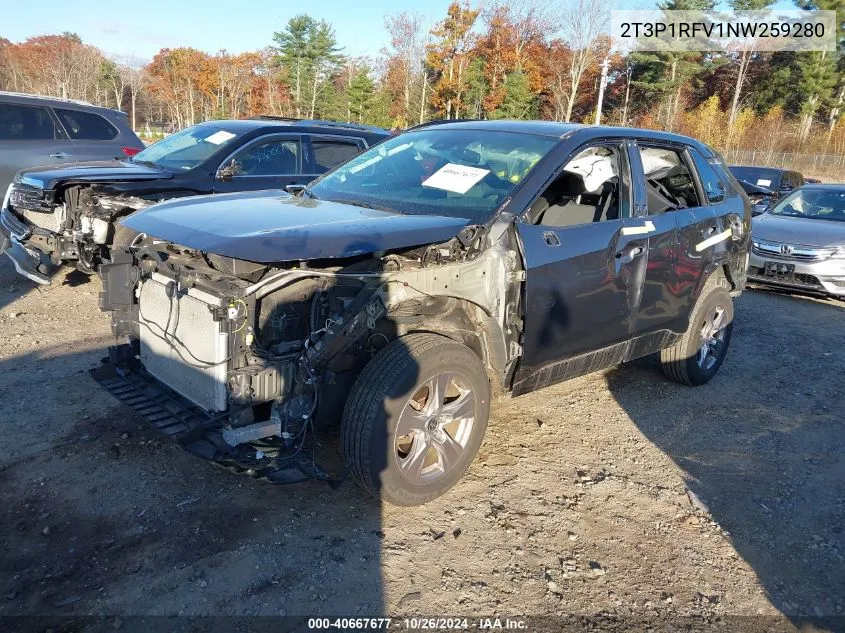 2022 Toyota Rav4 Xle VIN: 2T3P1RFV1NW259280 Lot: 40667677