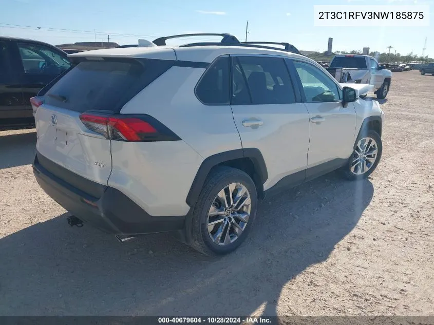 2022 Toyota Rav4 Xle Premium VIN: 2T3C1RFV3NW185875 Lot: 40679604