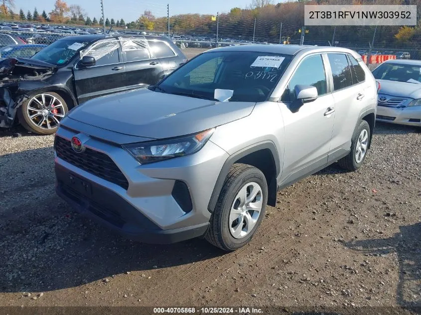 2T3B1RFV1NW303952 2022 Toyota Rav4 Le