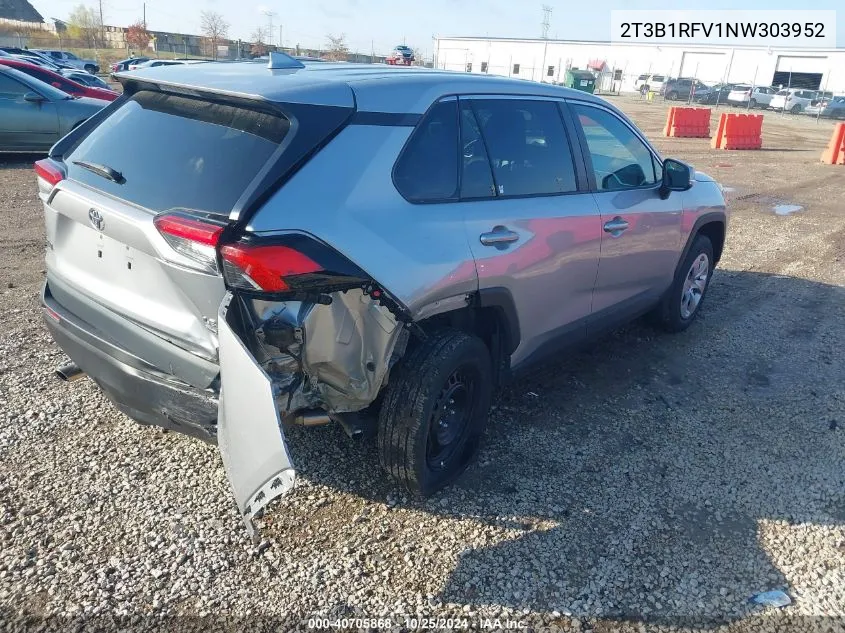 2T3B1RFV1NW303952 2022 Toyota Rav4 Le