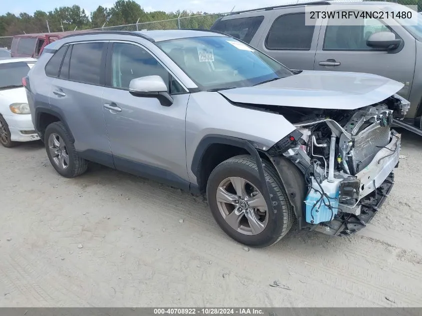 2T3W1RFV4NC211480 2022 Toyota Rav4 Xle