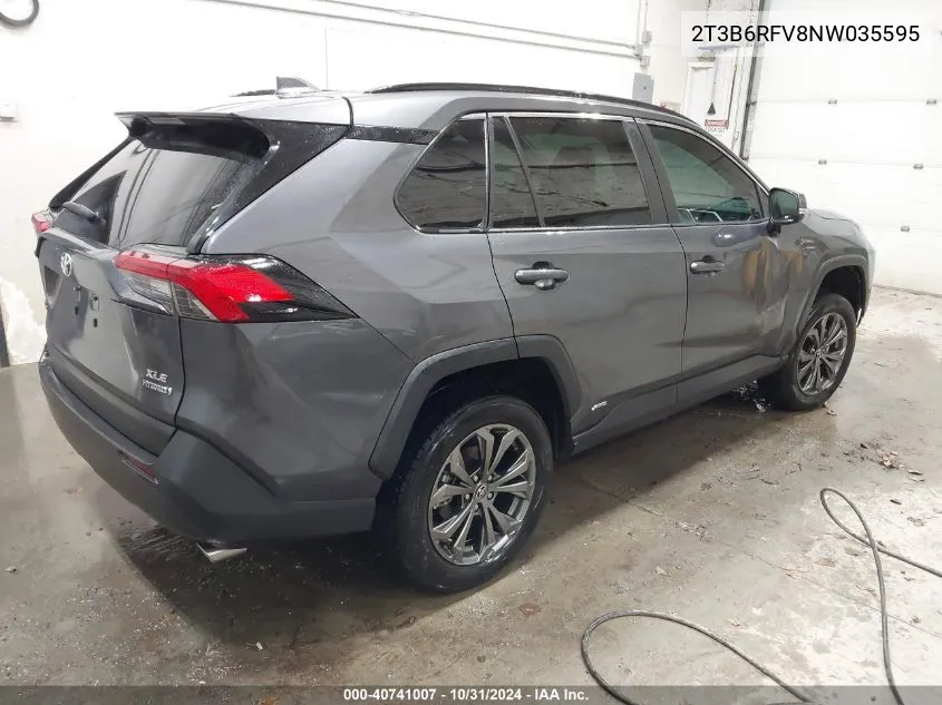 2022 Toyota Rav4 Hybrid Xle Premium VIN: 2T3B6RFV8NW035595 Lot: 40741007