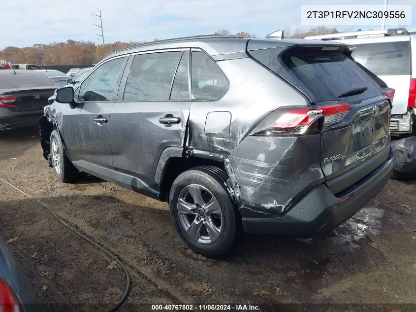 2022 Toyota Rav4 Xle VIN: 2T3P1RFV2NC309556 Lot: 40767802