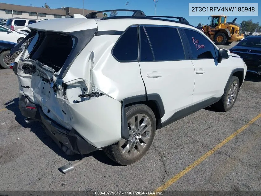 2022 Toyota Rav4 Xle Premium VIN: 2T3C1RFV4NW185948 Lot: 40779617