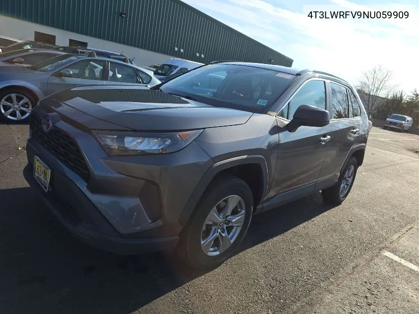 2022 Toyota Rav4 Hybrid Le VIN: 4T3LWRFV9NU059909 Lot: 40808009