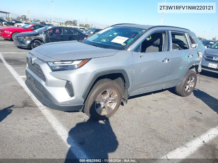 2022 Toyota Rav4 Xle VIN: 2T3W1RFV1NW220121 Lot: 40825562