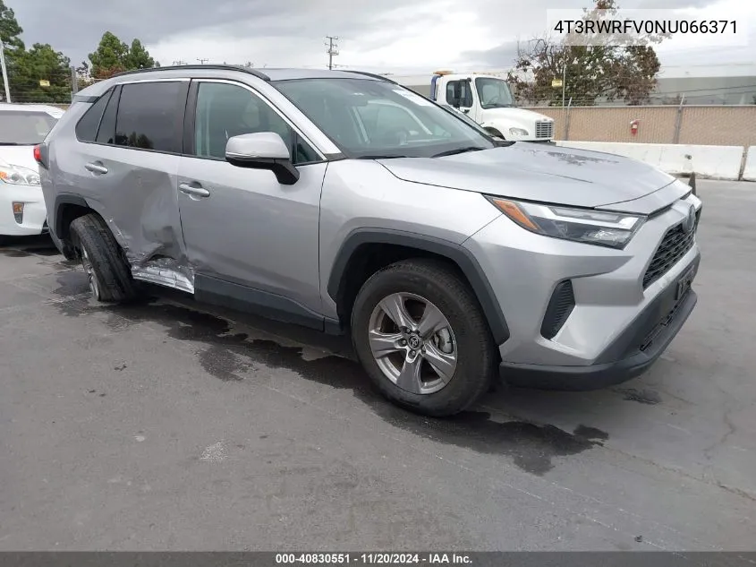 2022 Toyota Rav4 Hybrid Xle VIN: 4T3RWRFV0NU066371 Lot: 40830551