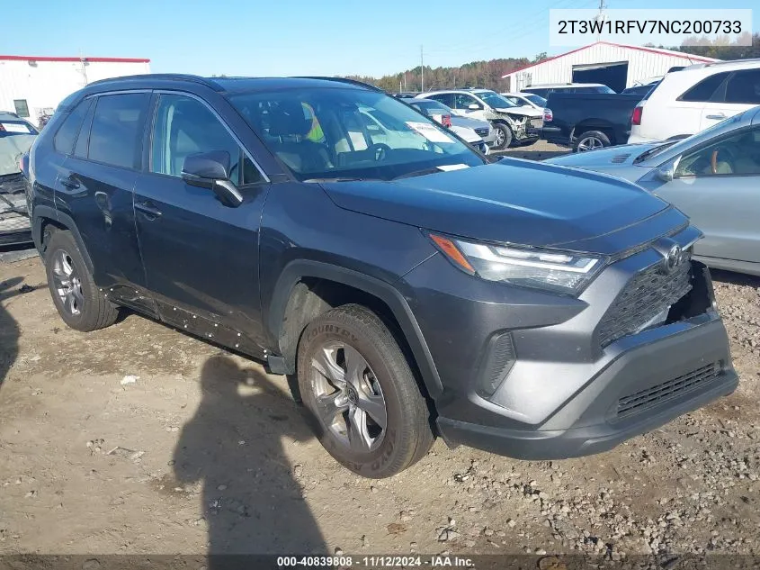 2T3W1RFV7NC200733 2022 Toyota Rav4 Xle