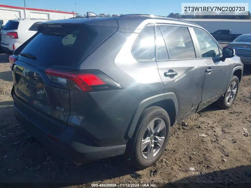 2T3W1RFV7NC200733 2022 Toyota Rav4 Xle