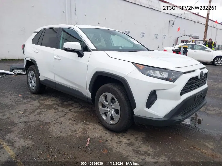 2022 Toyota Rav4 Le VIN: 2T3G1RFV2NW282261 Lot: 40886030