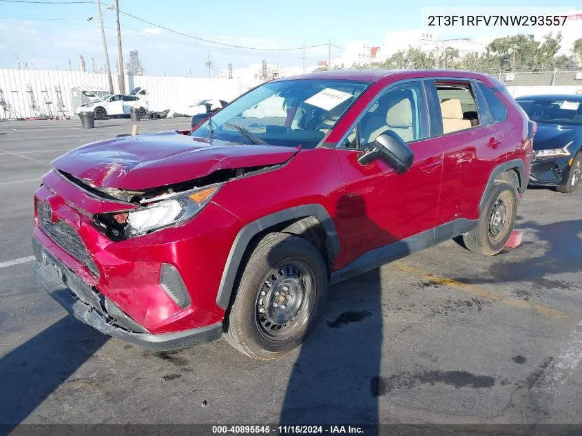 2T3F1RFV7NW293557 2022 Toyota Rav4 Le