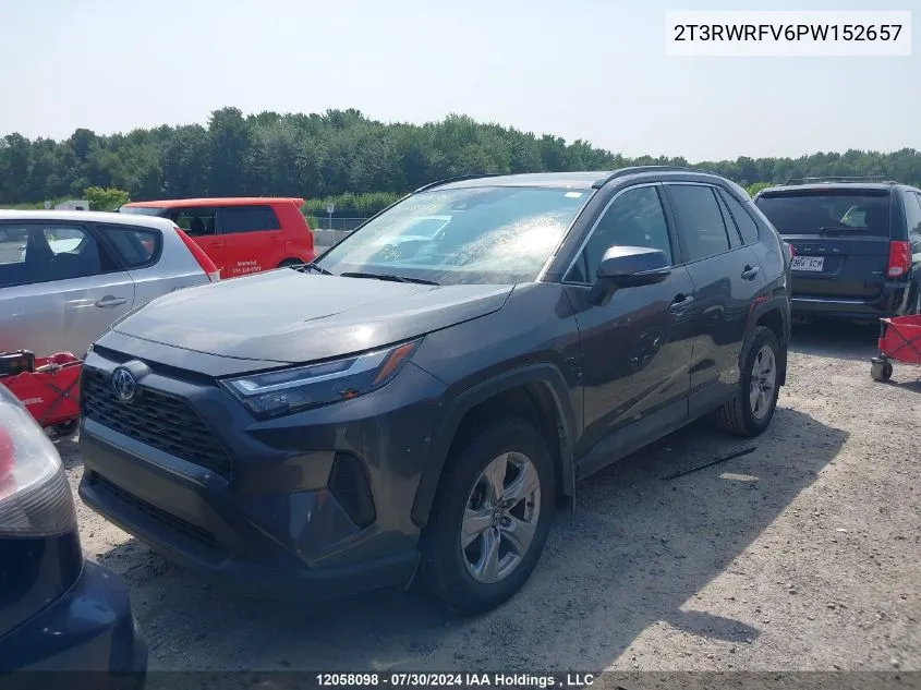 2023 Toyota Rav4 VIN: 2T3RWRFV6PW152657 Lot: 12058098