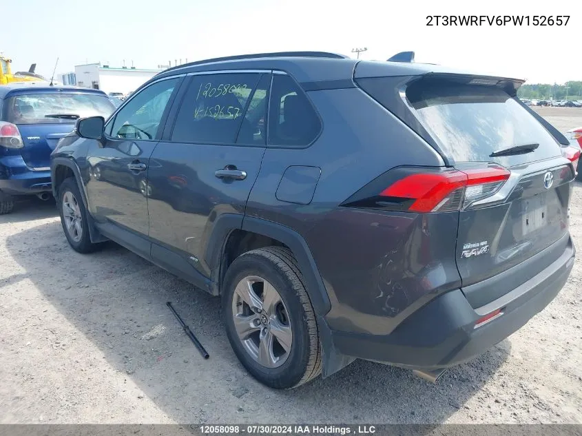 2023 Toyota Rav4 VIN: 2T3RWRFV6PW152657 Lot: 12058098