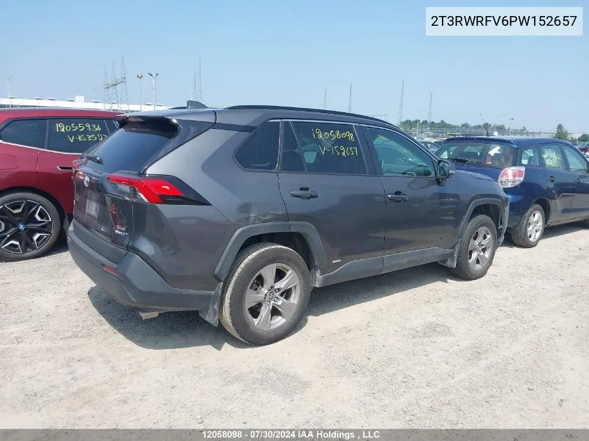 2023 Toyota Rav4 VIN: 2T3RWRFV6PW152657 Lot: 12058098