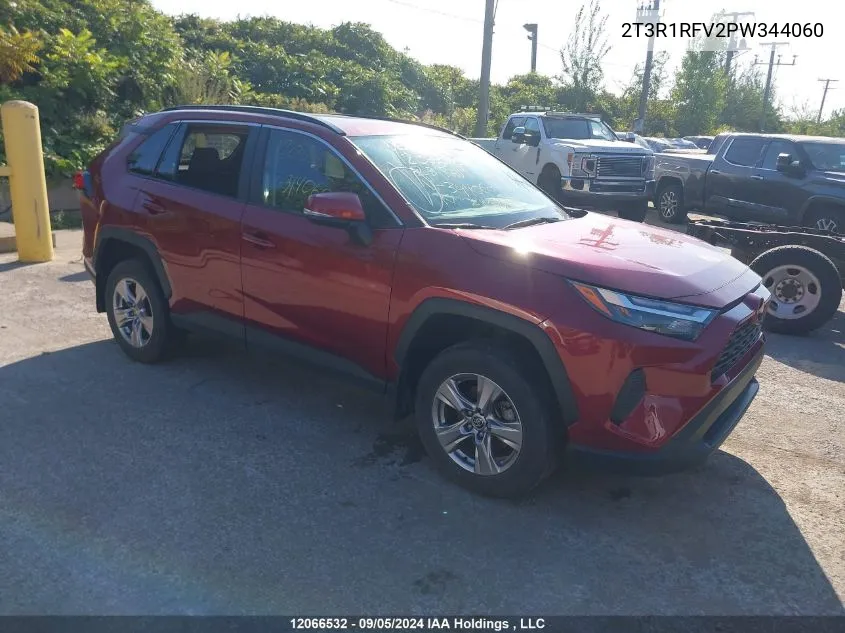 2023 Toyota Rav4 Xle/Xle Premium VIN: 2T3R1RFV2PW344060 Lot: 12066532