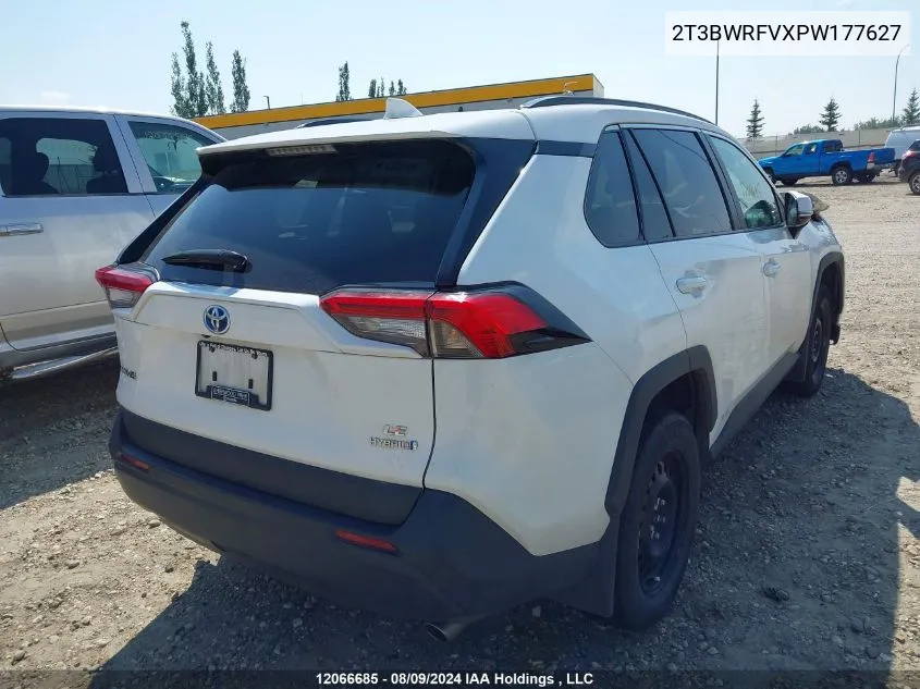 2023 Toyota Rav4 Hybrid Le VIN: 2T3BWRFVXPW177627 Lot: 12066685