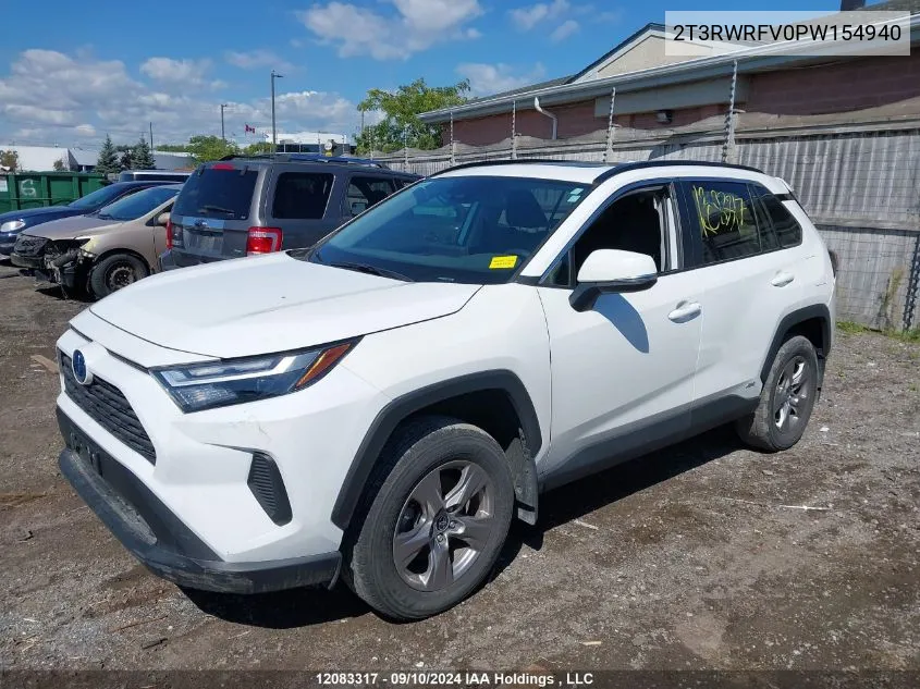 2023 Toyota Rav4 Hybrid VIN: 2T3RWRFV0PW154940 Lot: 12083317