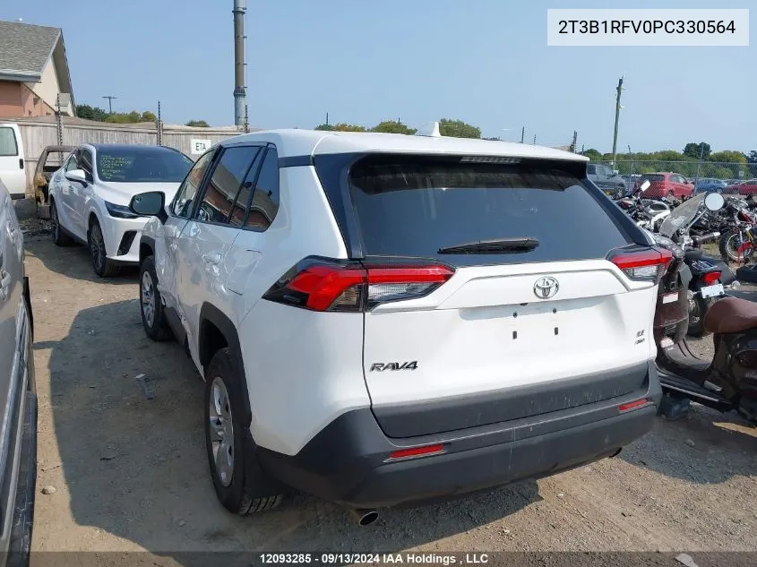 2023 Toyota Rav4 Le VIN: 2T3B1RFV0PC330564 Lot: 12093285