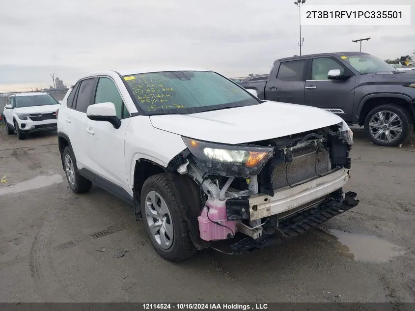 2T3B1RFV1PC335501 2023 Toyota Rav4 Le