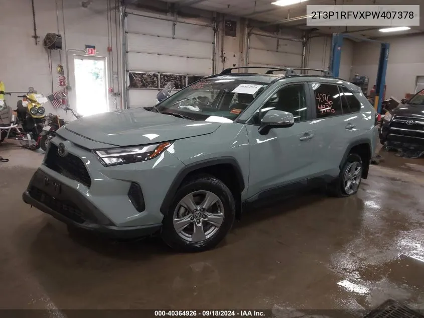 2023 Toyota Rav4 Xle VIN: 2T3P1RFVXPW407378 Lot: 40364926