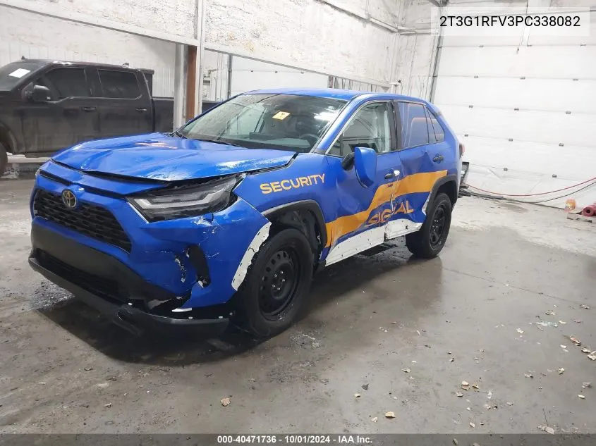 2023 Toyota Rav4 Le VIN: 2T3G1RFV3PC338082 Lot: 40471736