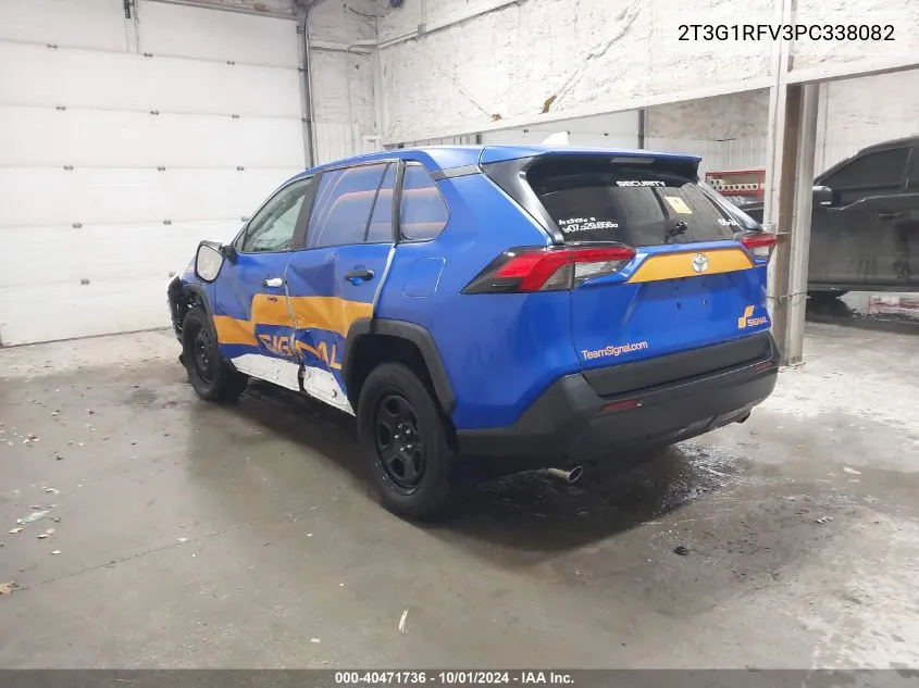 2023 Toyota Rav4 Le VIN: 2T3G1RFV3PC338082 Lot: 40471736