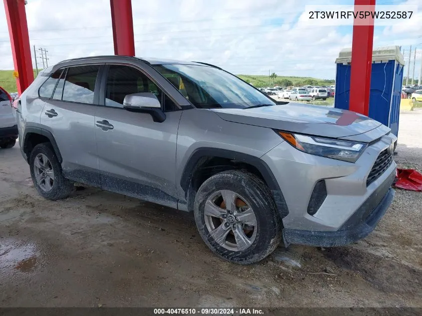 2023 Toyota Rav4 Xle/Xle Premium VIN: 2T3W1RFV5PW252587 Lot: 40476510