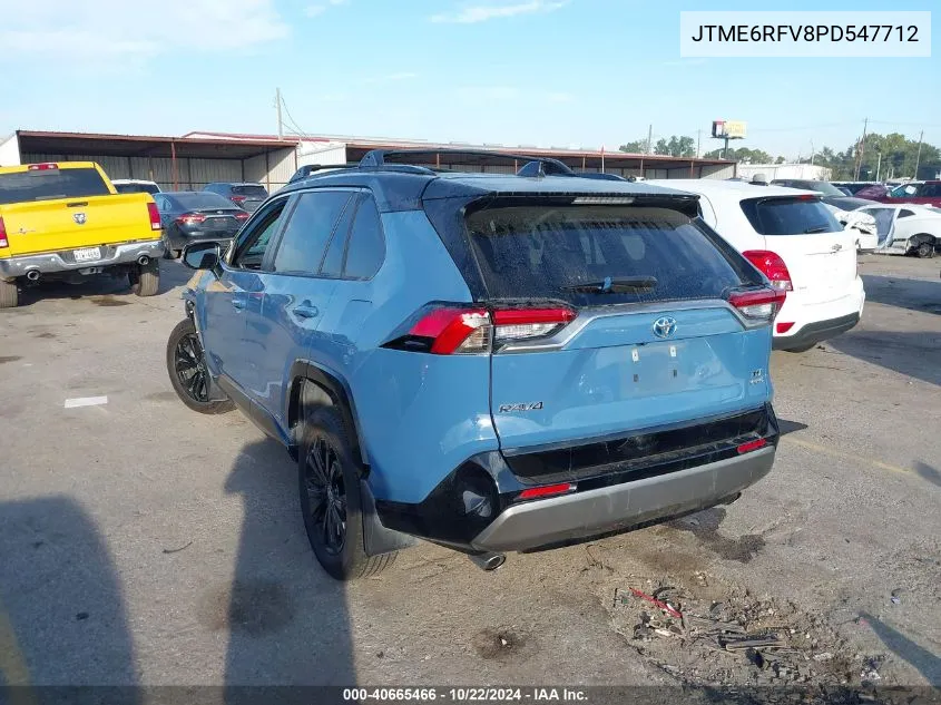 JTME6RFV8PD547712 2023 Toyota Rav4 Hybrid Xse