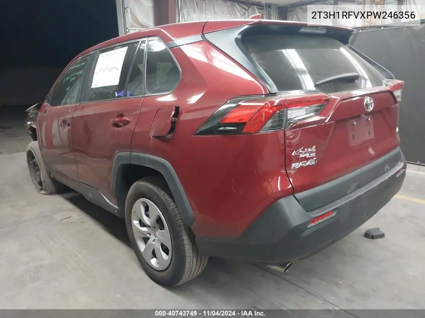 2023 Toyota Rav4 Le VIN: 2T3H1RFVXPW246356 Lot: 40743749