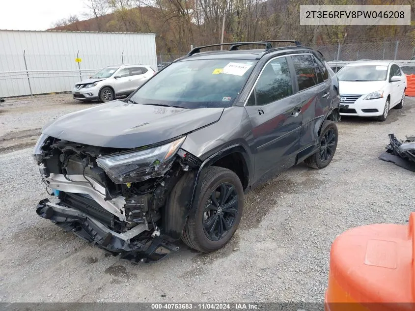 2023 Toyota Rav4 Hybrid Xse VIN: 2T3E6RFV8PW046208 Lot: 40753683