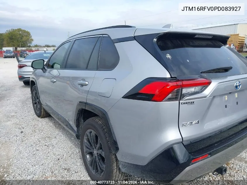 2023 Toyota Rav4 Hybrid Se VIN: JTM16RFV0PD083927 Lot: 40773723