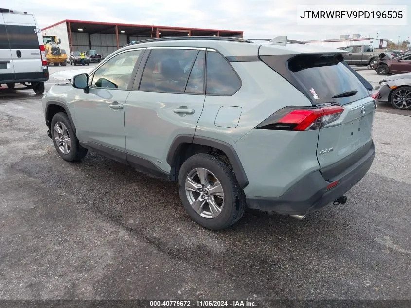 2023 Toyota Rav4 Hybrid Xle VIN: JTMRWRFV9PD196505 Lot: 40779672