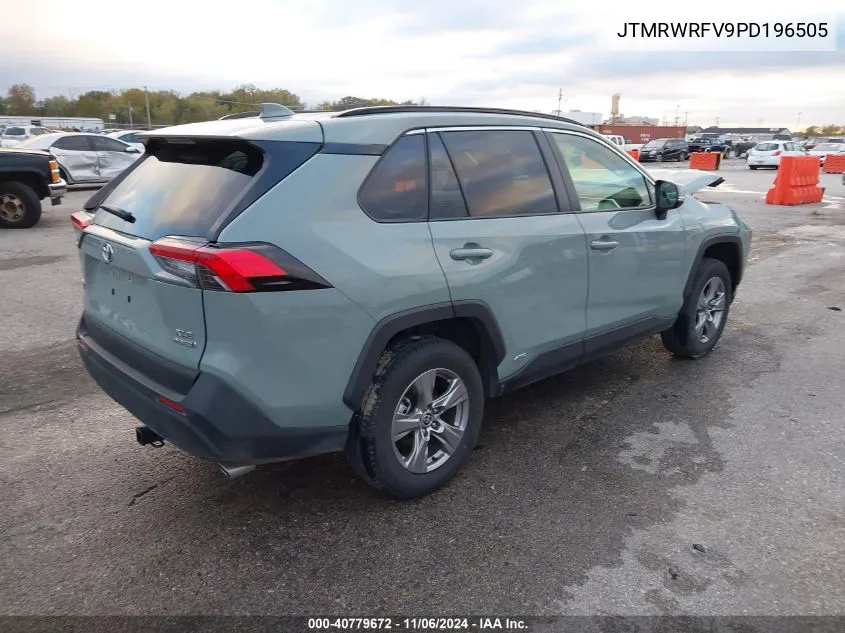 2023 Toyota Rav4 Hybrid Xle VIN: JTMRWRFV9PD196505 Lot: 40779672